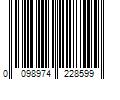 Barcode Image for UPC code 0098974228599