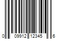 Barcode Image for UPC code 009912123456