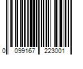 Barcode Image for UPC code 0099167223001