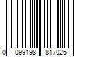 Barcode Image for UPC code 0099198817026