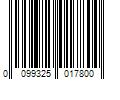 Barcode Image for UPC code 0099325017800