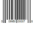 Barcode Image for UPC code 009950000078