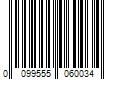 Barcode Image for UPC code 0099555060034