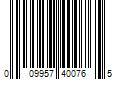 Barcode Image for UPC code 009957400765