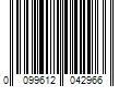 Barcode Image for UPC code 0099612042966