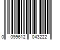 Barcode Image for UPC code 0099612043222