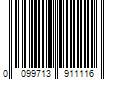 Barcode Image for UPC code 0099713911116. Product Name: Midwest Airlines Midwest Air Tech 3 In. x 15 In. Red Steel Screw-In Earth Anchor 901111A