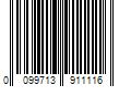 Barcode Image for UPC code 0099713911116