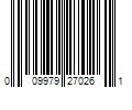 Barcode Image for UPC code 009979270261