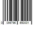 Barcode Image for UPC code 0099796650001