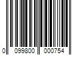 Barcode Image for UPC code 0099800000754