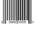 Barcode Image for UPC code 009992000050