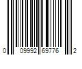 Barcode Image for UPC code 009992697762