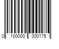 Barcode Image for UPC code 0100000000175