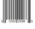 Barcode Image for UPC code 010000000665