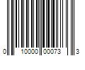 Barcode Image for UPC code 010000000733