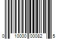 Barcode Image for UPC code 010000000825. Product Name: 