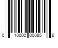 Barcode Image for UPC code 010000000856