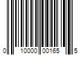 Barcode Image for UPC code 010000001655