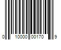 Barcode Image for UPC code 010000001709