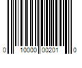 Barcode Image for UPC code 010000002010