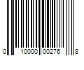 Barcode Image for UPC code 010000002768