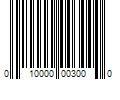 Barcode Image for UPC code 010000003000