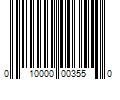 Barcode Image for UPC code 010000003550