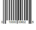 Barcode Image for UPC code 010000006025