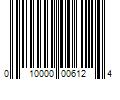 Barcode Image for UPC code 010000006124