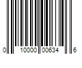 Barcode Image for UPC code 010000006346