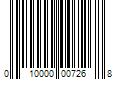 Barcode Image for UPC code 010000007268