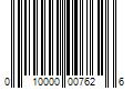 Barcode Image for UPC code 010000007626