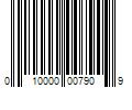 Barcode Image for UPC code 010000007909