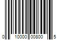 Barcode Image for UPC code 010000008005