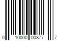 Barcode Image for UPC code 010000008777