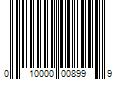 Barcode Image for UPC code 010000008999