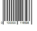 Barcode Image for UPC code 0100000116586