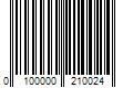 Barcode Image for UPC code 0100000210024