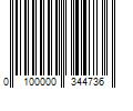 Barcode Image for UPC code 0100000344736