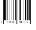 Barcode Image for UPC code 0100000347577. Product Name: 