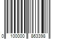 Barcode Image for UPC code 0100000863398