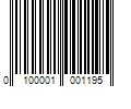 Barcode Image for UPC code 0100001001195