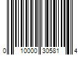 Barcode Image for UPC code 010000305814