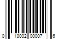 Barcode Image for UPC code 010002000076