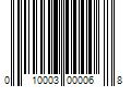 Barcode Image for UPC code 010003000068