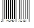 Barcode Image for UPC code 0100030702858