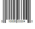 Barcode Image for UPC code 010005033040