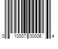 Barcode Image for UPC code 010007000064