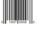 Barcode Image for UPC code 010007000088